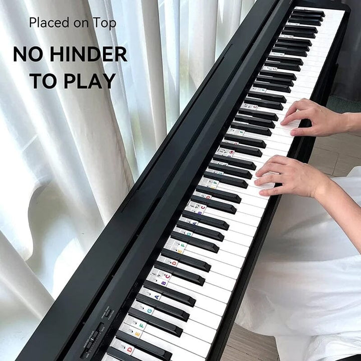 Skanto | 🎁Fjernbare Piano Tastatur Noter Merker