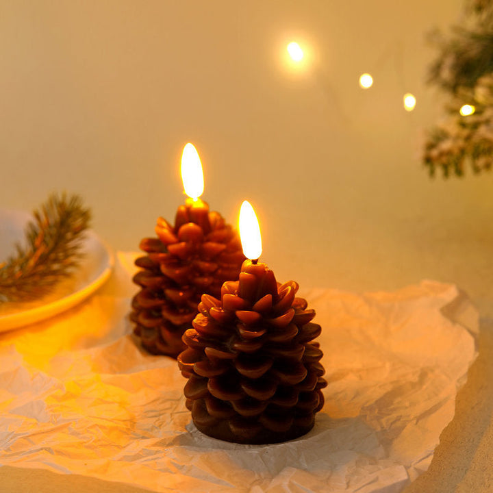 Skanto | Flammeløse Furukongle Lys