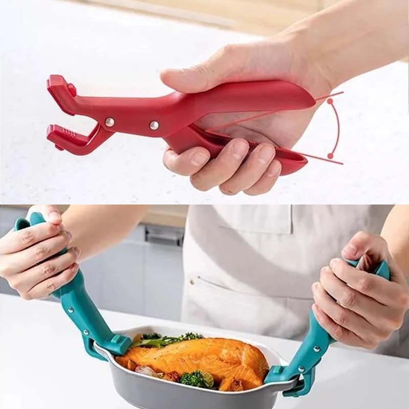 Multi-purpose anti-scalding bowl holder clip for the kitchen | Skanto