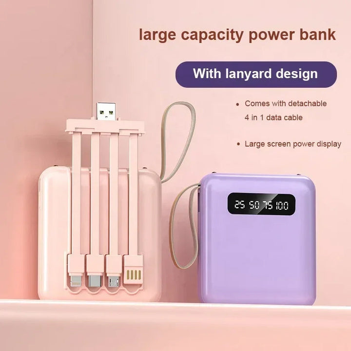 Skanto | 4-i-1 Power Bank Hurtigladning