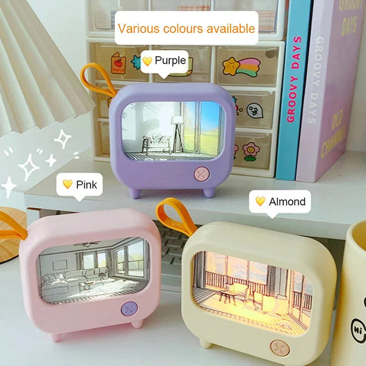 Skanto | Mini TV Maleri LED Nattlys