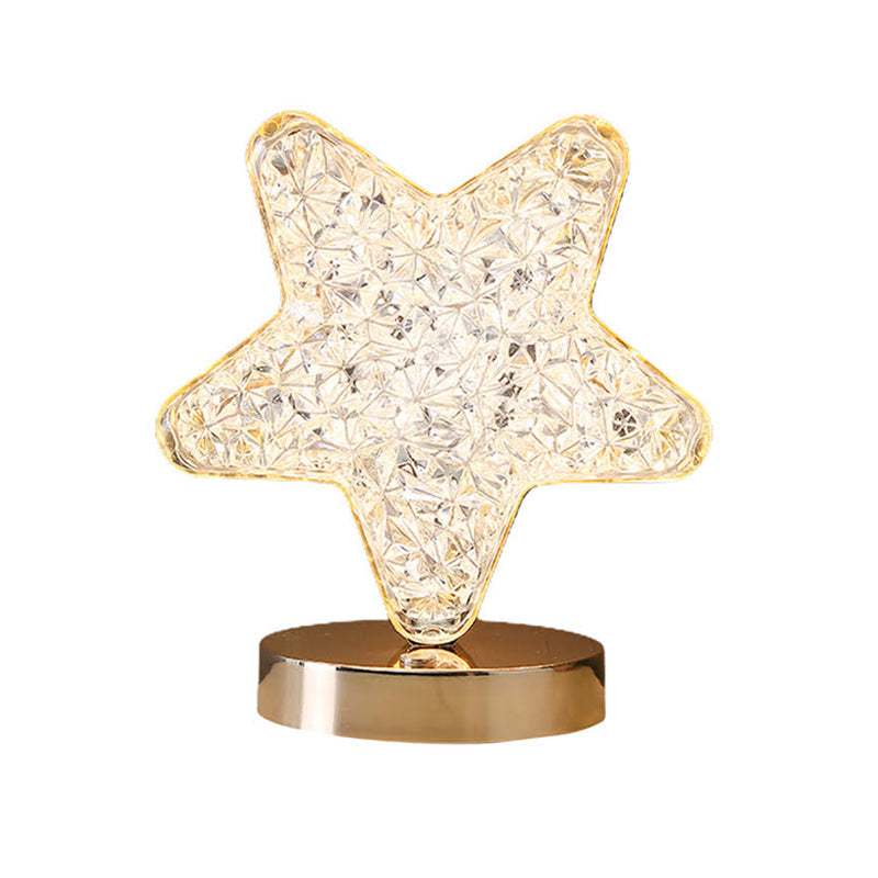 Star Moon Metal Table Lamp | Skanto