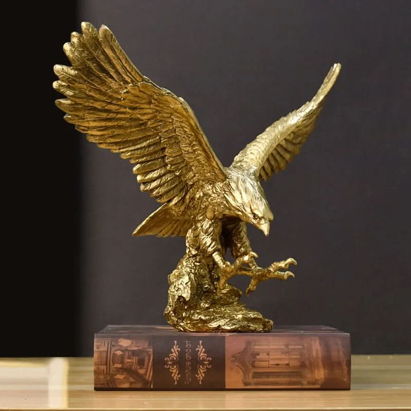 Skanto | Golden Eagle Statue – Luksus Dekor