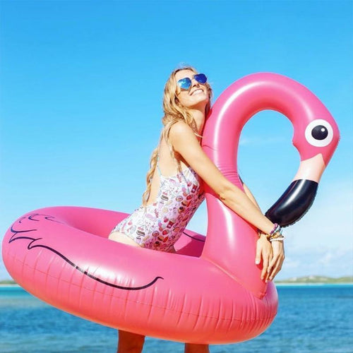 Skanto | Oppblåsbar Flamingo Svømme Ring