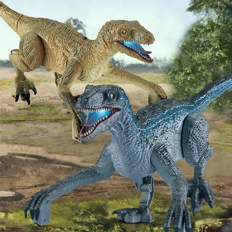 DinoMotion – Realistisk Velociraptor med Fjernkontroll Skanto