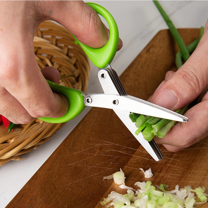 5-Layer Stainless Steel Multi-functional Kitchen Shears | Skanto