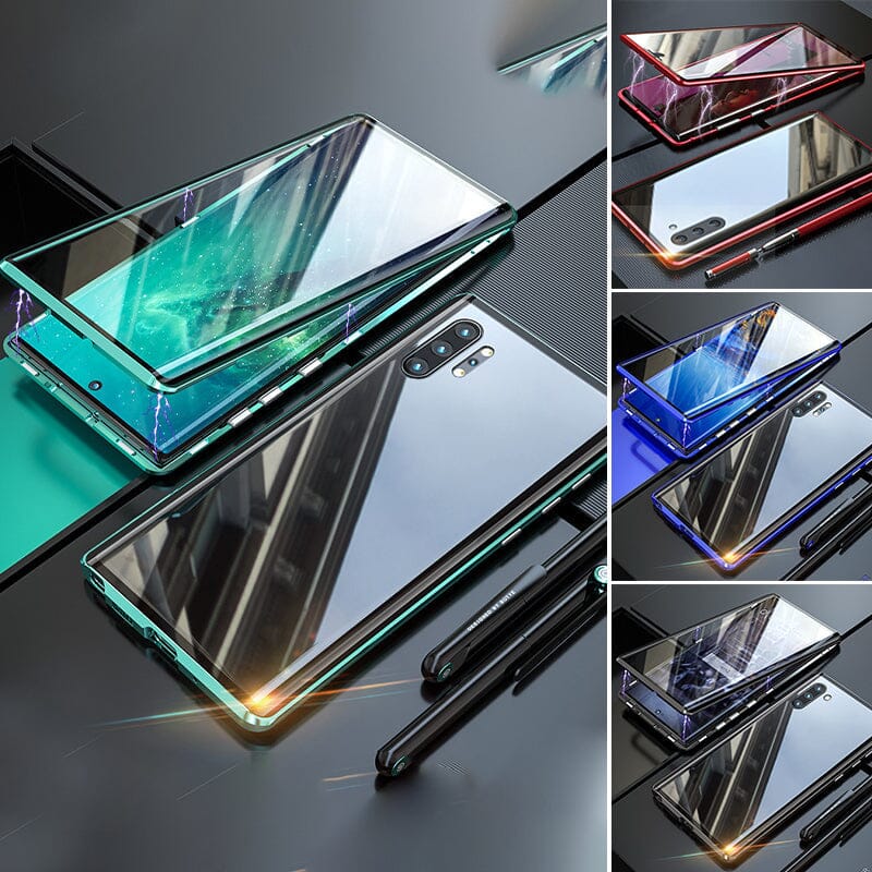 Skanto | Samsung magnetisk herdet glass dobbelt-sidig telefondeksel