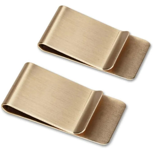Skanto | Elegant Stål Kortholder & Pengerklips - 2-Pack