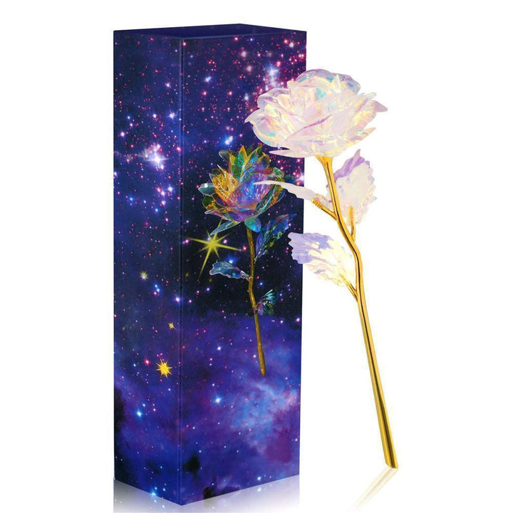 Fargerik Galaxy Rose med Kjærlighet | Skanto
