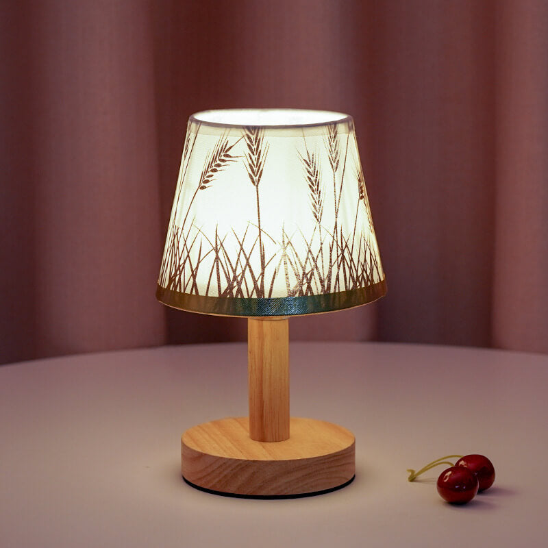 Skanto | Vintage Lin Futteral 1-Lys LED Bordlampe