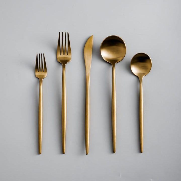 Skanto | Minimalistisk Rustfritt Stål Bestikk Elegant Enkelhet
