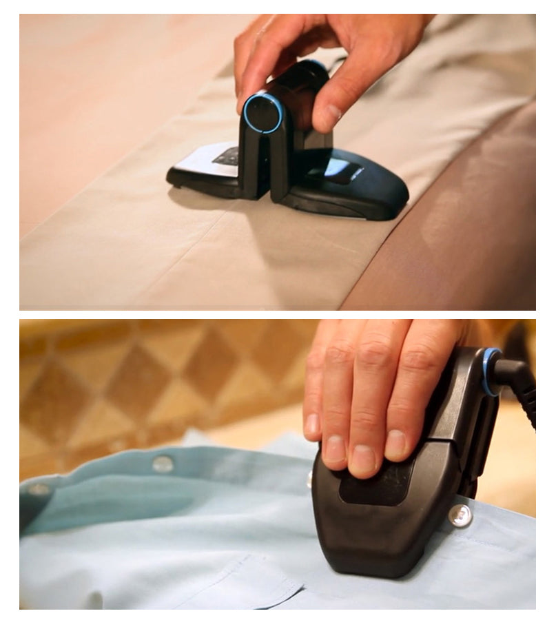 Norvo | Bærbar og sammenleggbar reisehåndholdt mini-jern, trenger ikke vann, for reise forretningsreise