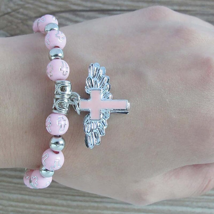 Skanto | Engel Vinge Kors Armbånd