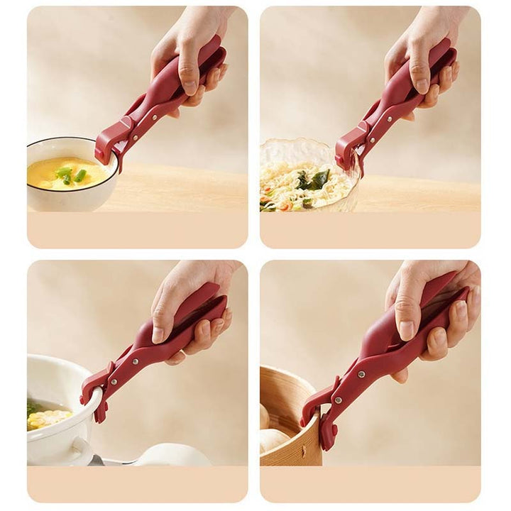 Multi-purpose anti-scalding bowl holder clip for the kitchen | Skanto