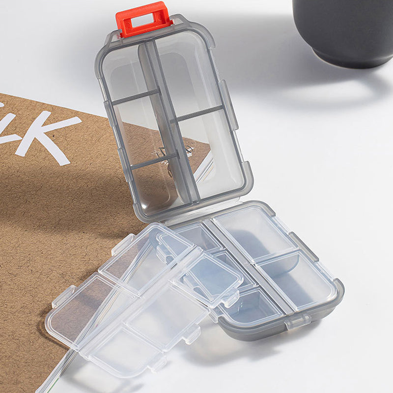 Skanto | Reise Pille Organisator Boks (161 Etiketter for Tilpasning)