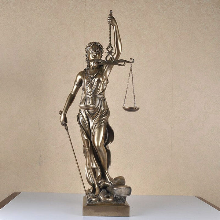 Gudsinnes av rettferdighet statue dekorasjon | Skanto