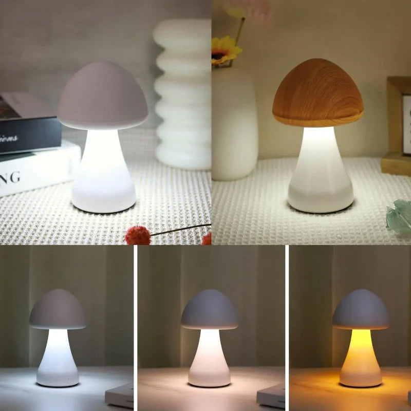 Skanto | LED oppladbar berørings-sopp skrivebordslampe
