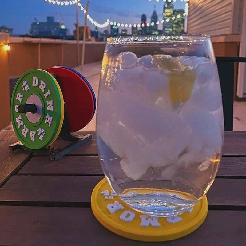Vektskive Coaster Sett med 4 | Skanto
