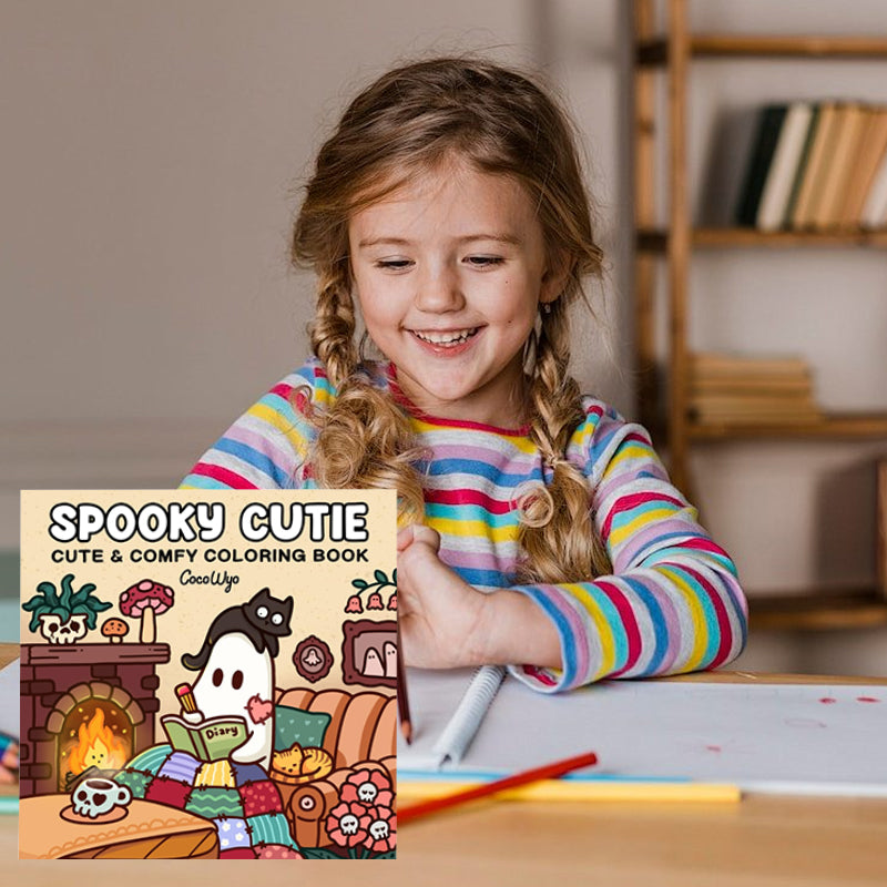 Skanto | Spooky Cutie: Malebok for voksne og tenåringer