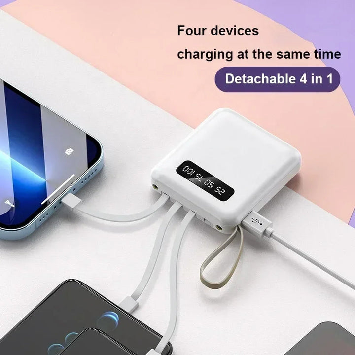 Skanto | 4-i-1 Power Bank Hurtigladning