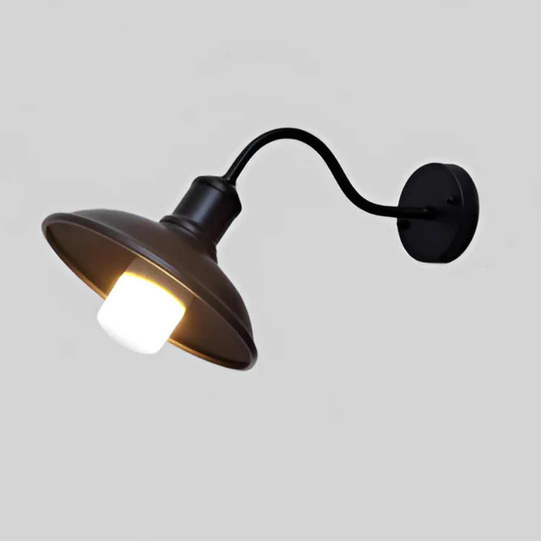 Skanto | Antikk Messing IP65 Vanntett Utendørs Vegglampe
