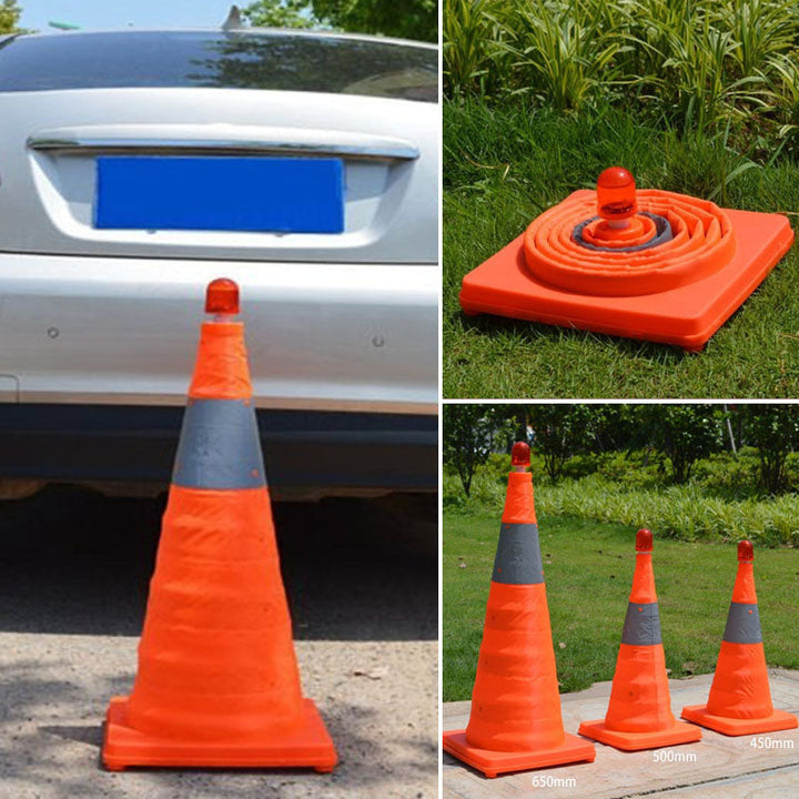 Skanto | Sammenleggbar Trafikkreflekterende Sikkerhetskjegle