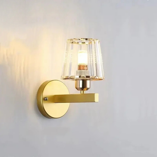 CrystalLuxe - Elegant Krystall LED Veggbelysning Skanto