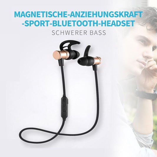 Norvo | Bluetooth-Hodetelefoner, Stereo In-Ear Hodetelefoner, Sikker Passform For Sport, Treningssenter, Reise (Vanntett, Støyreduserende Mikrofon)