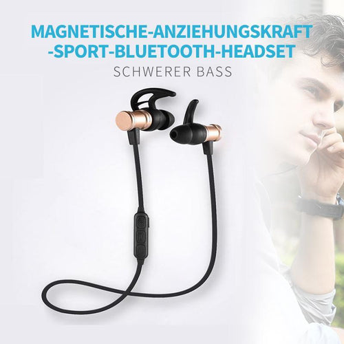Skanto | Bluetooth-Hodetelefoner, Stereo In-Ear Hodetelefoner, Sikker Passform For Sport, Treningssenter, Reise (Vanntett, Støyreduserende Mikrofon)