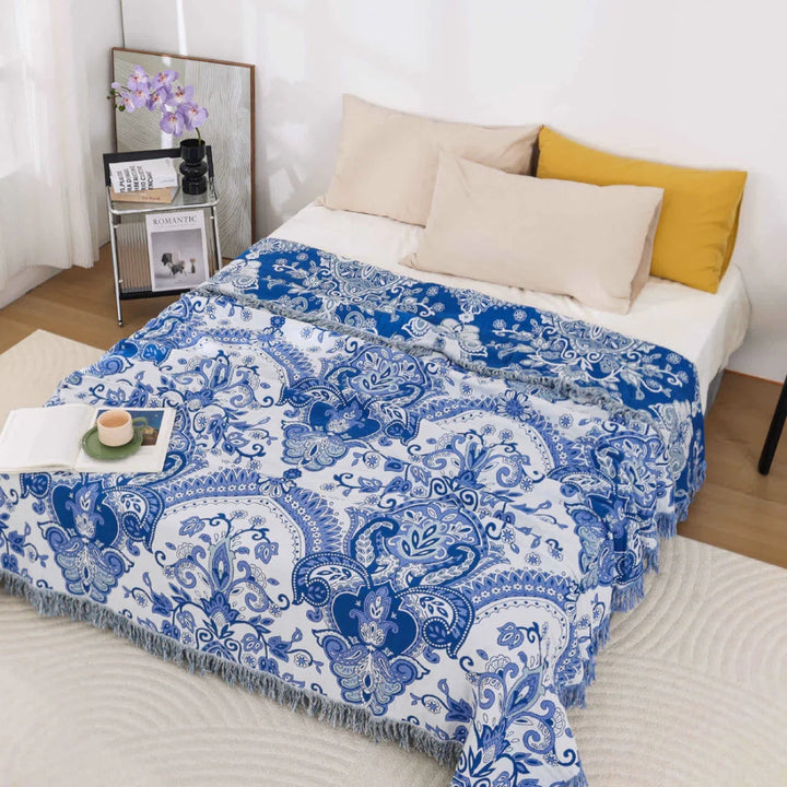Skanto | Paisley Dream Bomulls Tassel Teppet