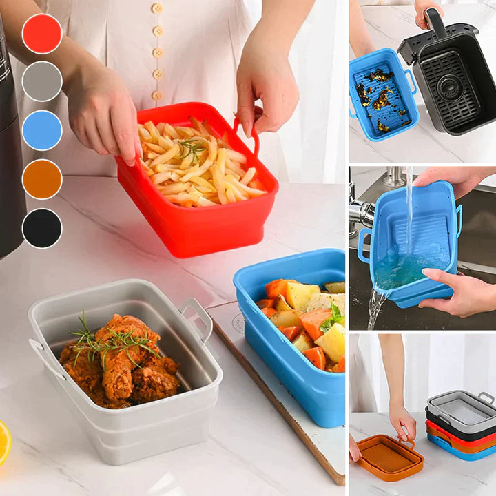 Foldbar Air Fryer Silikon Bakepanne | Skanto