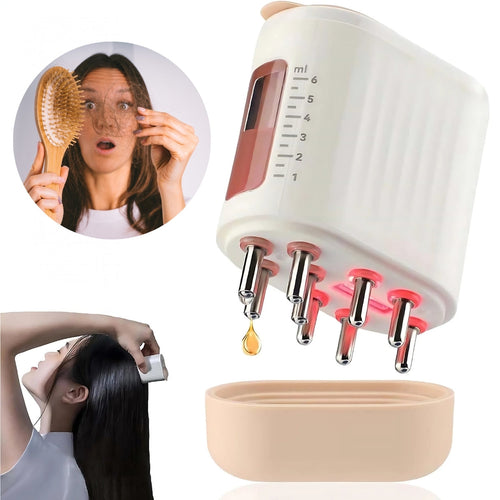 HairVibe Elektrisk Hodebunn Massager | Forbedret Blodgjennomstrømning – Stresslindring for å Fremme Hårvekst og Hodebunnhelse Skanto