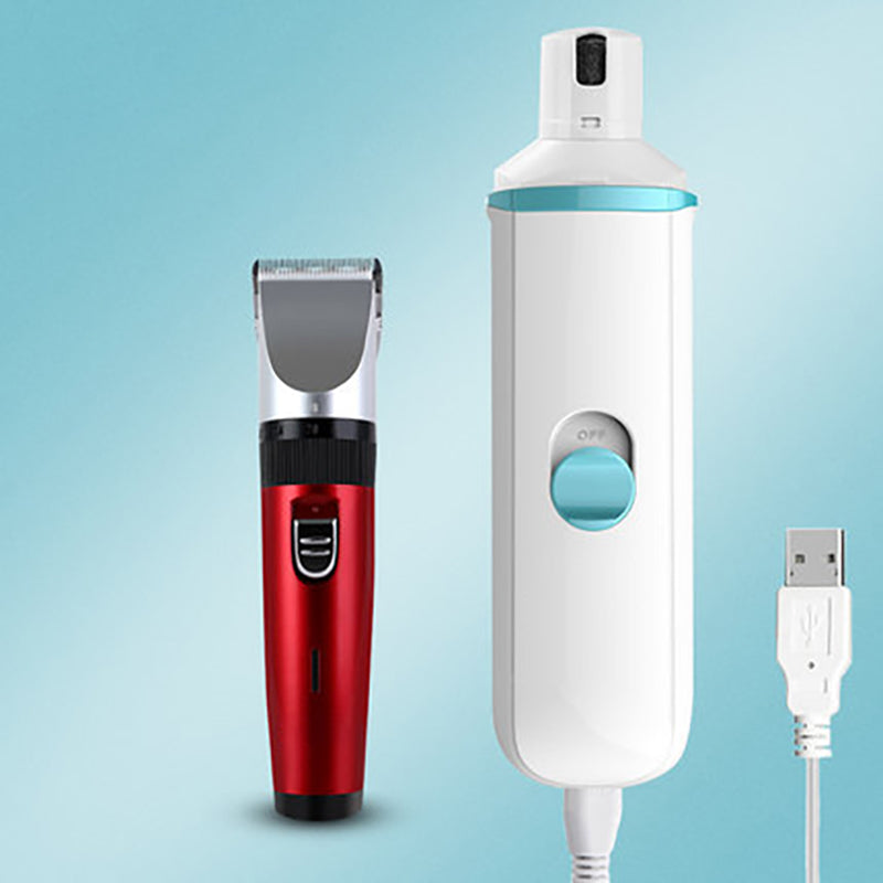 Skanto | 2-i-1 Elektrisk Kjæledyr Neglepoleringsmaskin & Klipper, med Stille Design, Rask Lading, Sikker og Effektiv, Passer for Store og Små Hunder/Katter