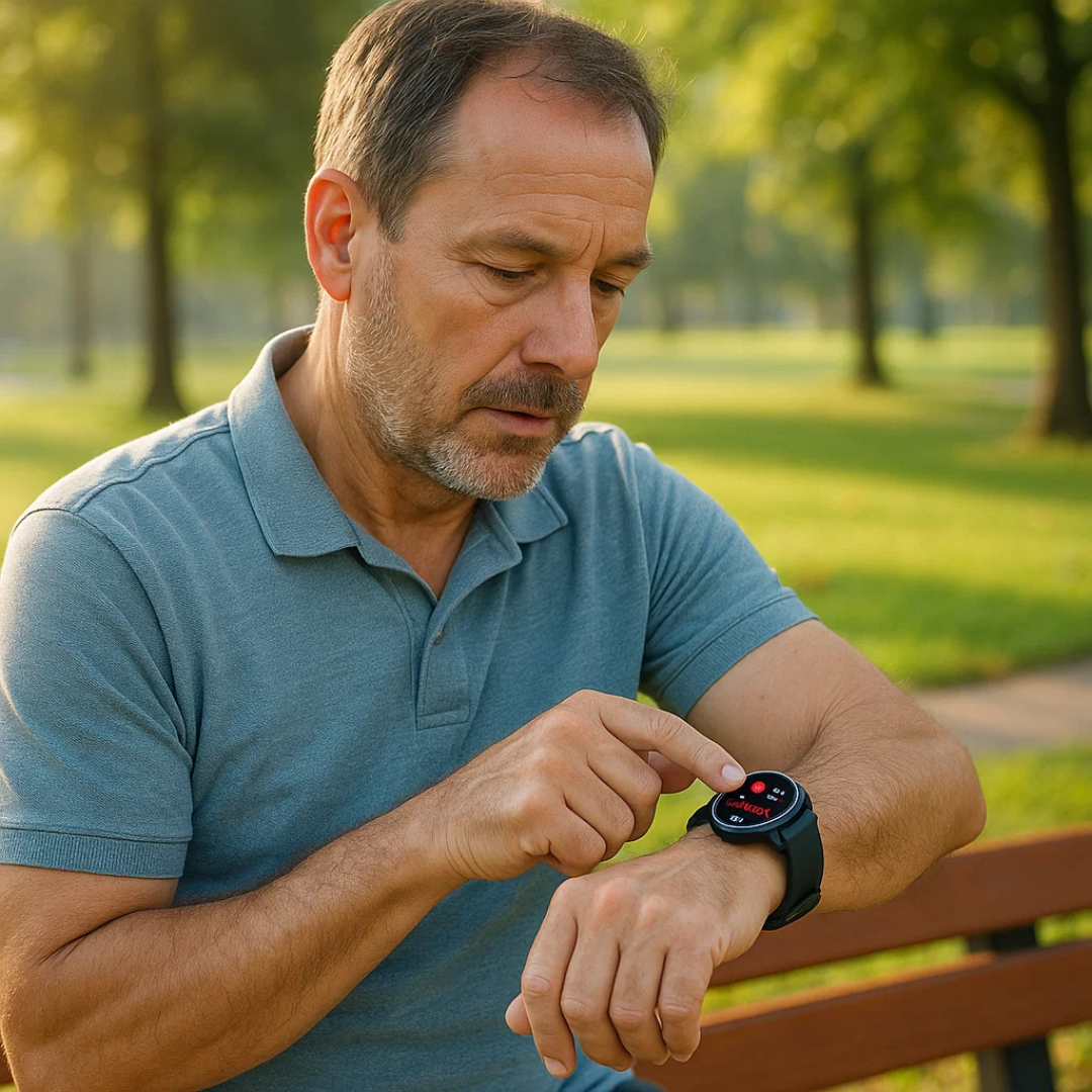 Skanto | CardioSense – Medisinsk ECG Smartwatch med Osram-sensor og 24/7 helsesporing