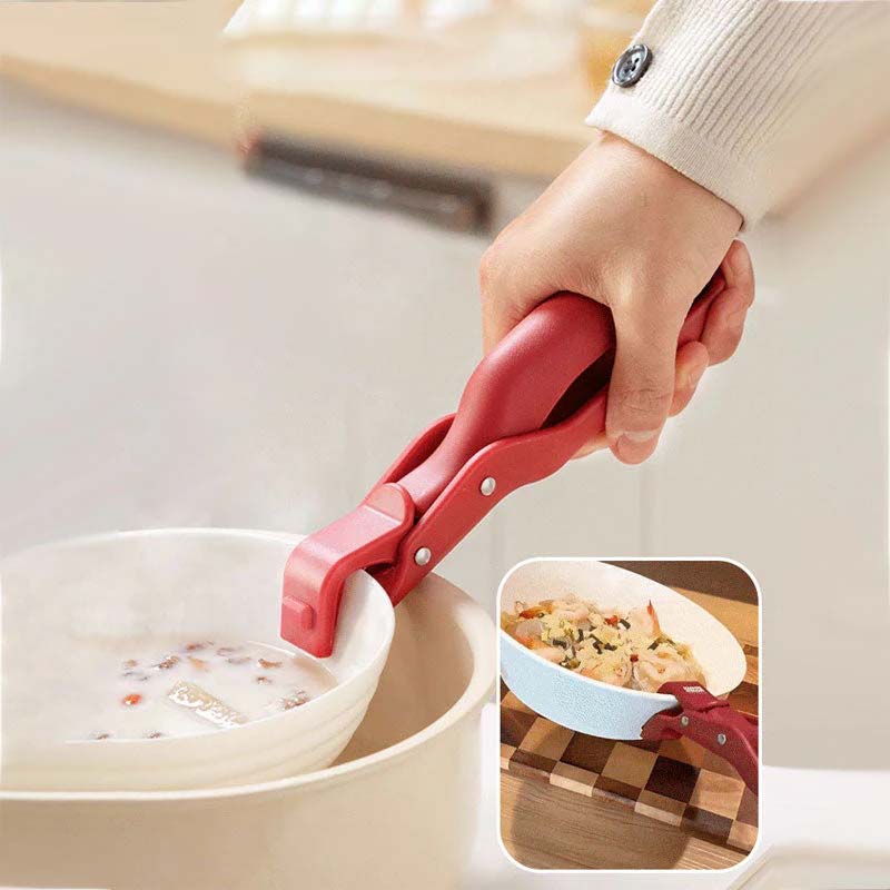 Multi-purpose anti-scalding bowl holder clip for the kitchen | Skanto