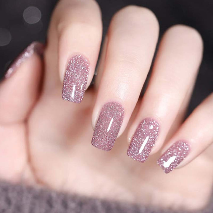 Glitter og diamant neglelakk (8ml) | Skanto