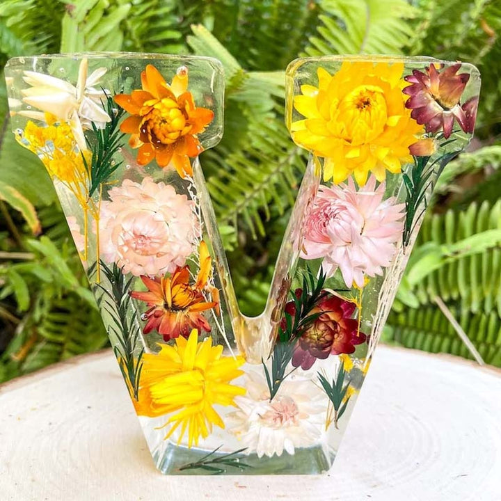 Skanto | Blomster Harpikslampe
