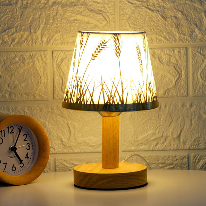 Skanto | Vintage Lin Futteral 1-Lys LED Bordlampe