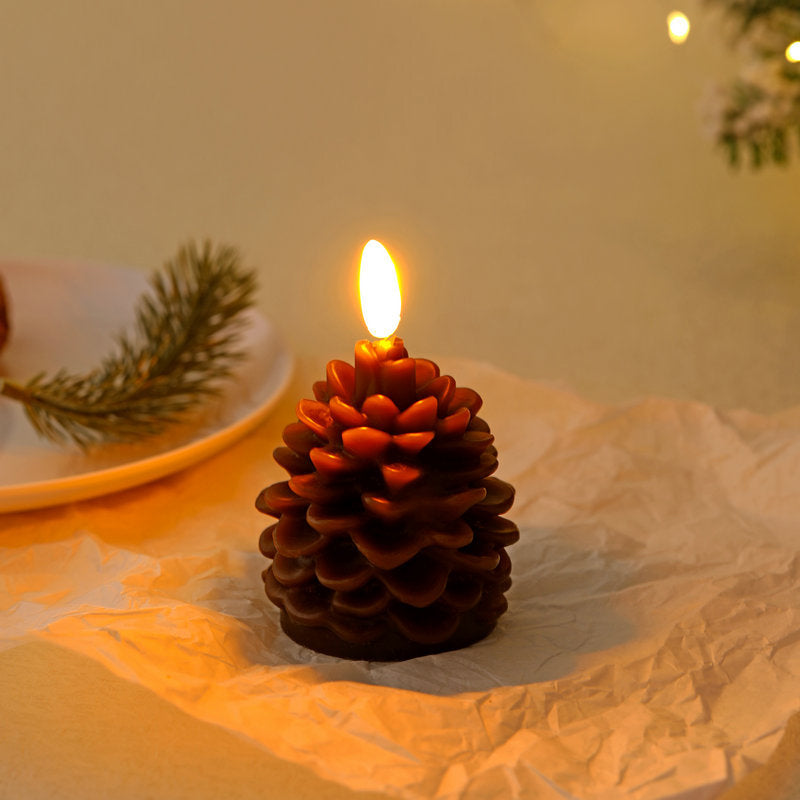 Skanto | Flammeløse Furukongle Lys