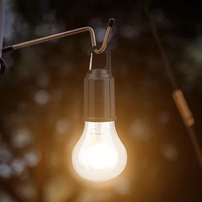 Ny utendørs camping hengende type-C lading retro pære lys | Skanto