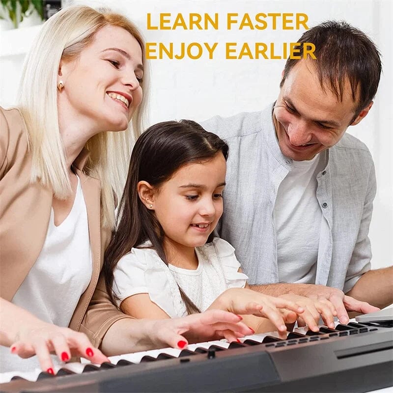 Skanto | Avtakbare piano tastatur noteetiketter