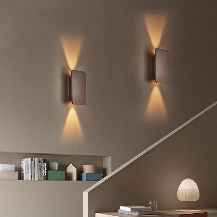 Skanto | Nordisk Minimalistisk Aluminium Rektangulær LED Vegglampe