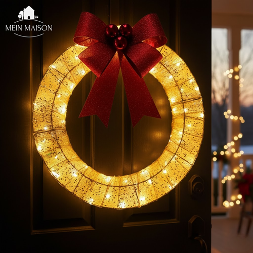 Skanto | GlowBow – Den lysende julekransen for festlig eleganse