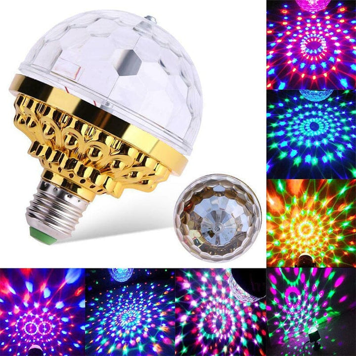 LED Disco Ball Fargerik Roterende Lyspære | Skanto
