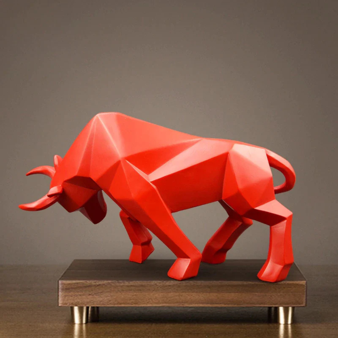 Skanto | Geometrisk Okse Skulptur