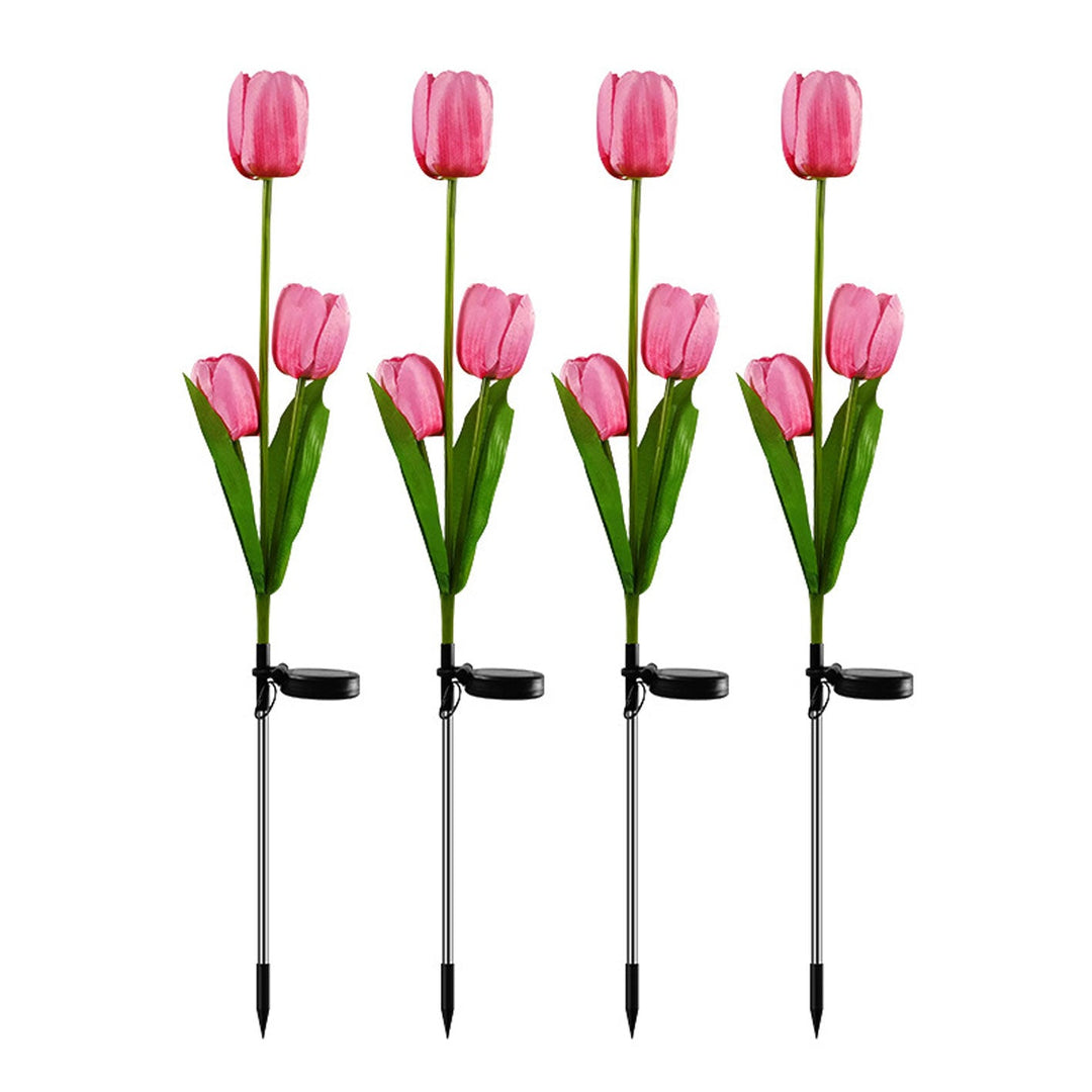 Skanto | Solar Tulip Plenlys Utendørs Hage LED Tulipan Blomsterlys Bakke Stakelandskapslys