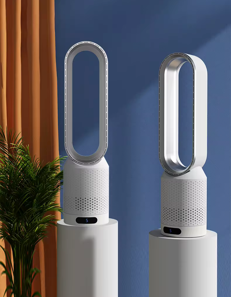 Skanto | AirPure Pro – 3-i-1 Luftkjøler med UV-rensing & Ionisator | 6L Bærbar Kjølevifte