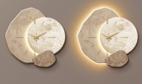 Skanto | Minimalistisk Veggklokke i Skandinavisk Design - NordiqTime