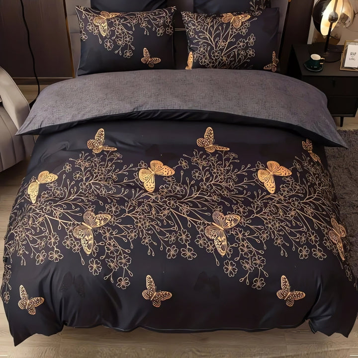 Skanto | Valora Midnight Butterfly Dynetrekk | 3 deler Set