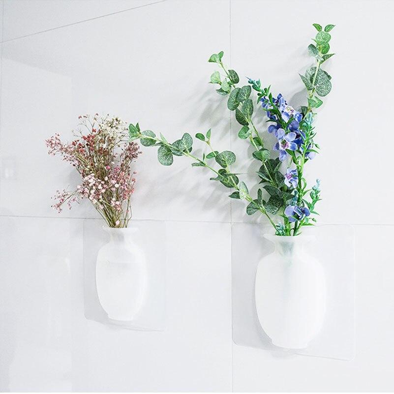 Silicone Sticky Wall Vase | Skanto